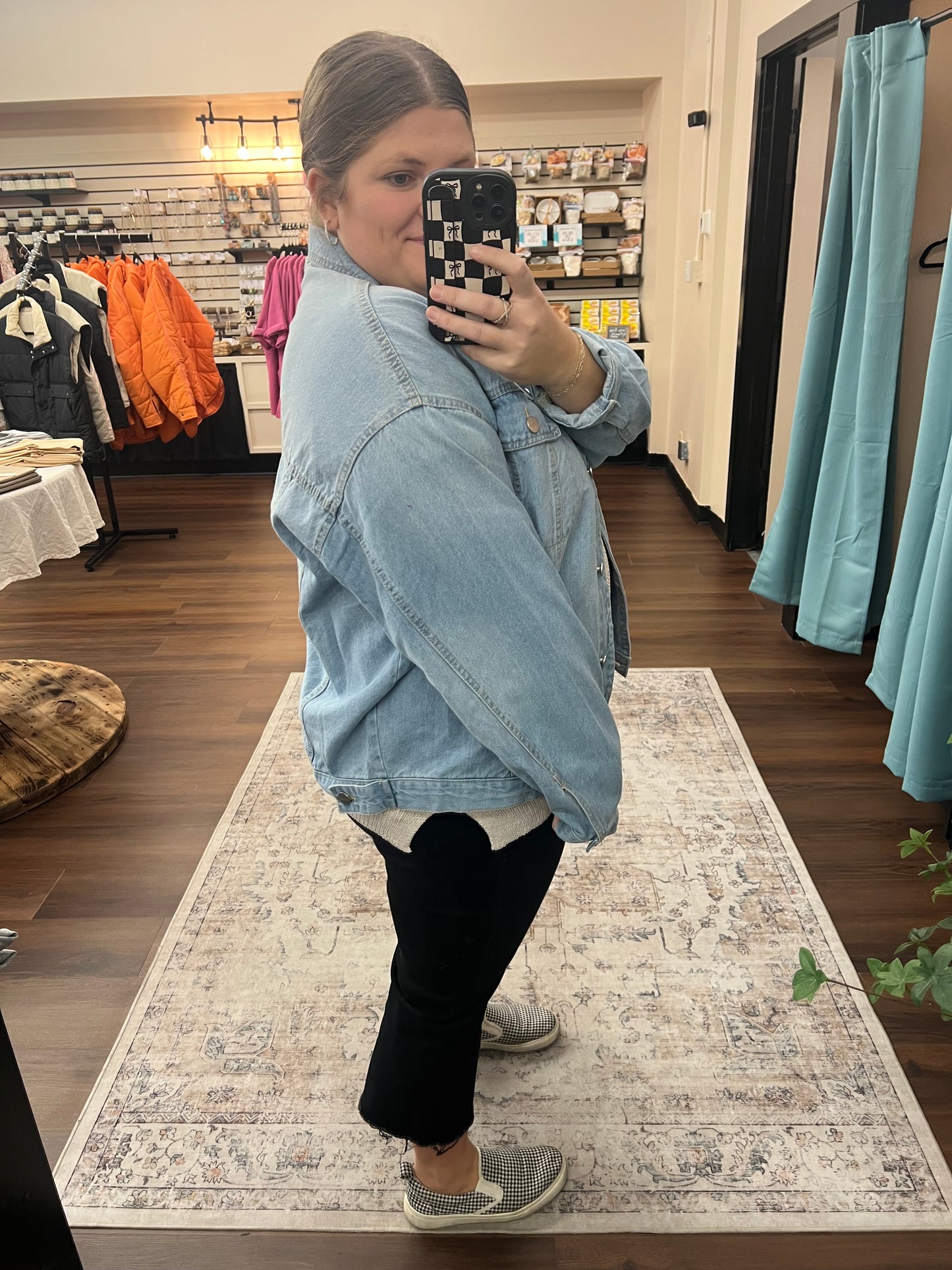 Light Oversized Denim Jacket