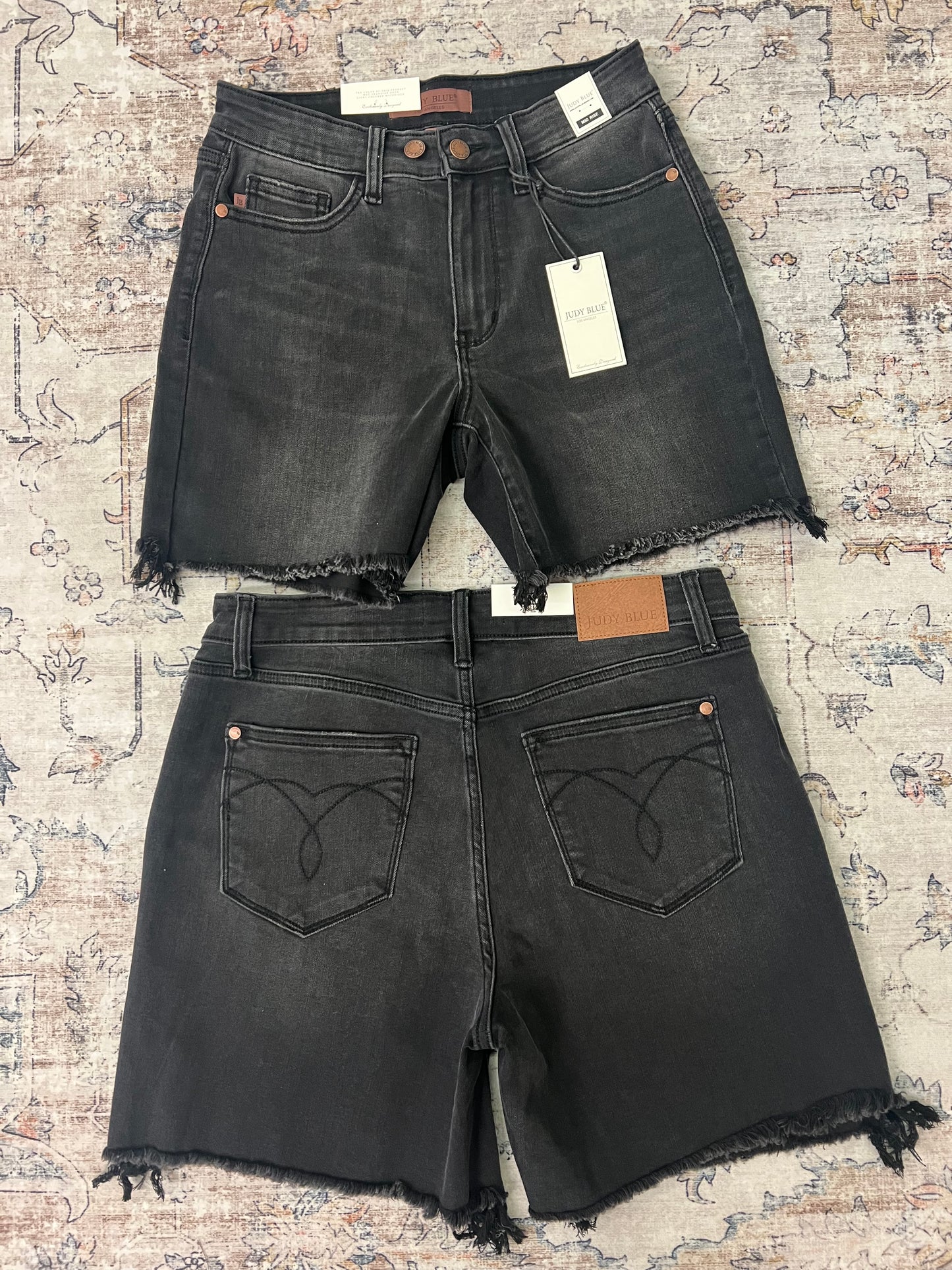 JB Black Dad Shorts