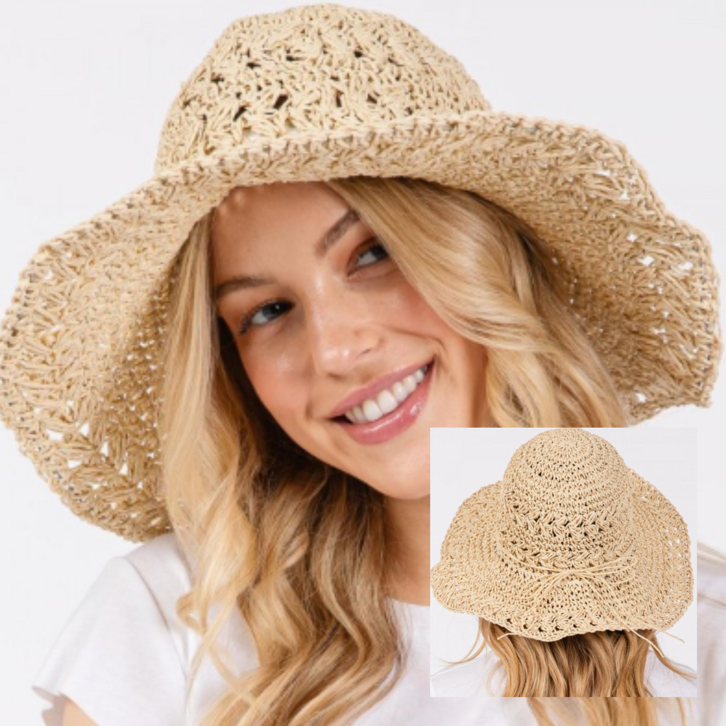 Woven Hats - 2 Styles