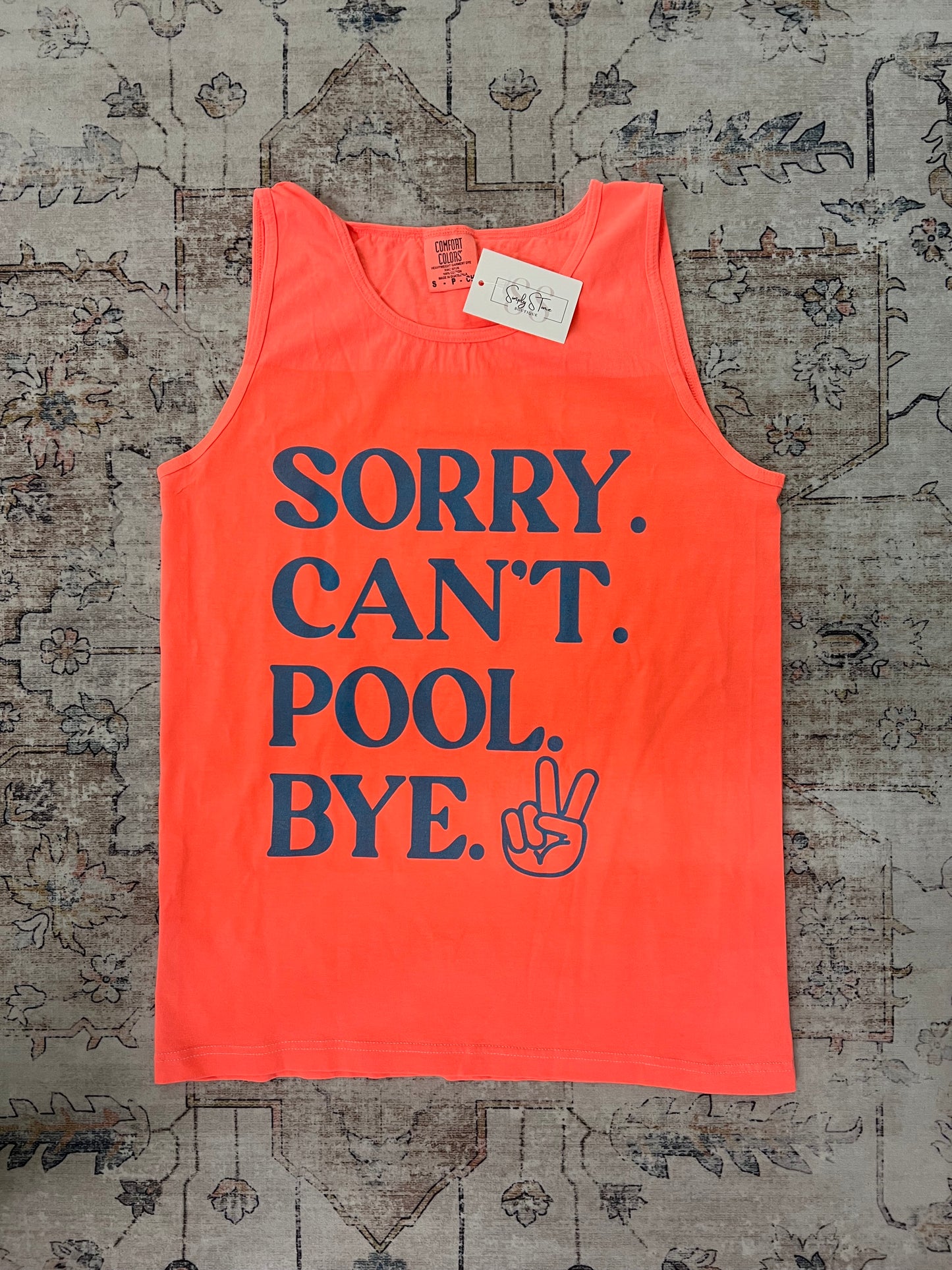 Sorry Cant Pool Tank