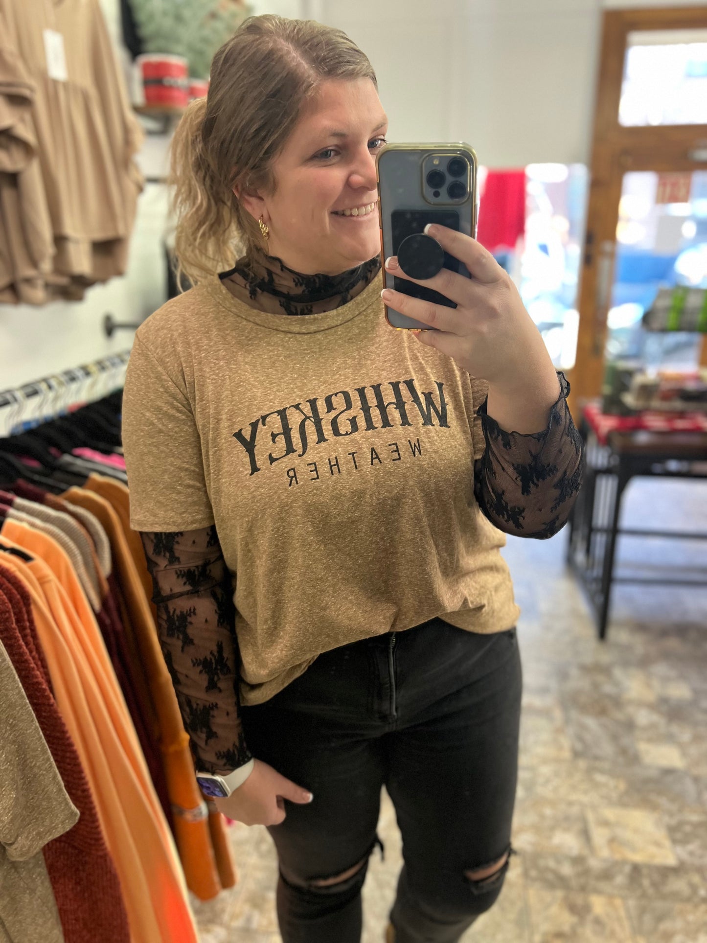 Whiskey Weather Tee