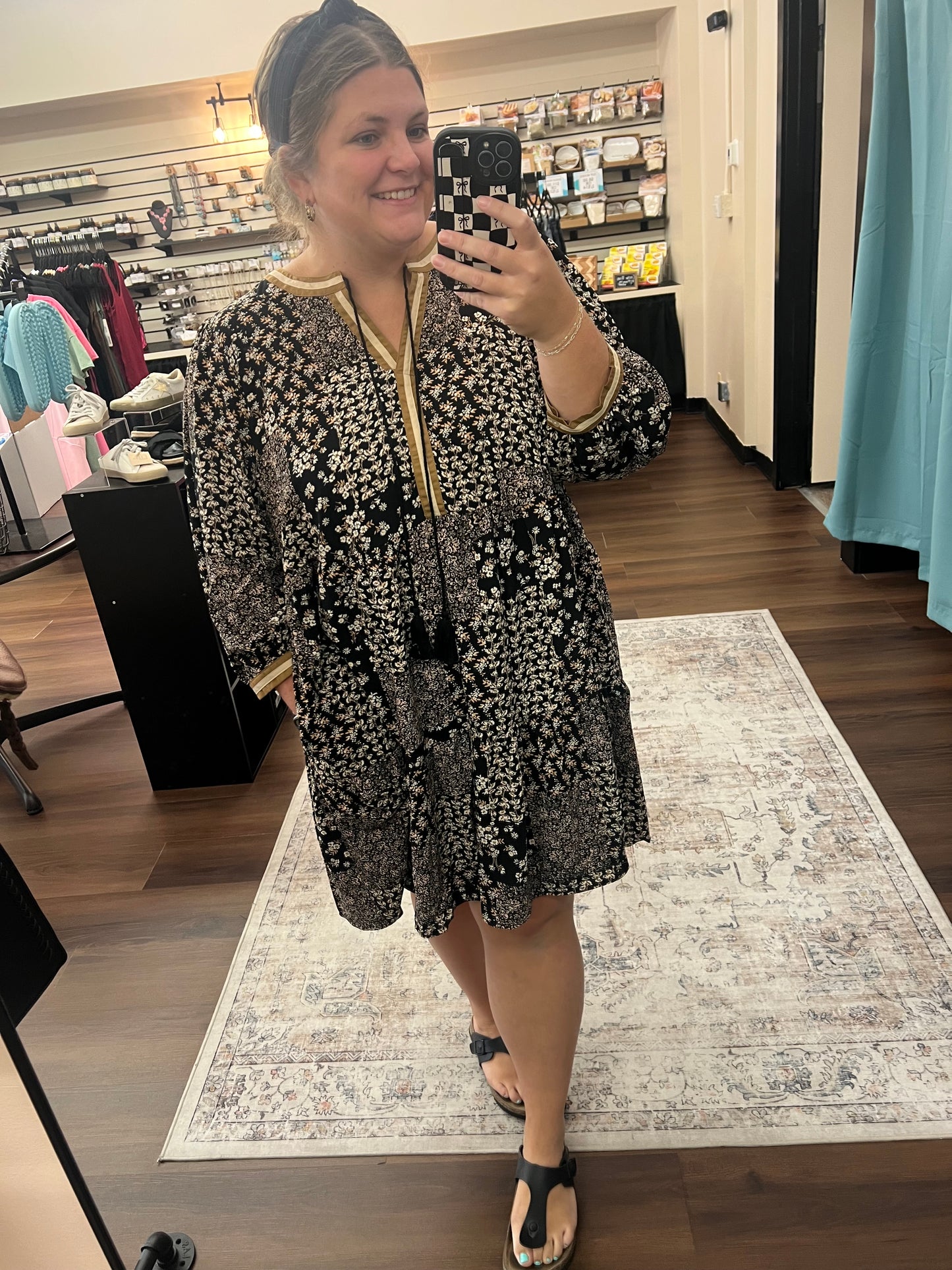 Ditsy Floral Pocket Dress