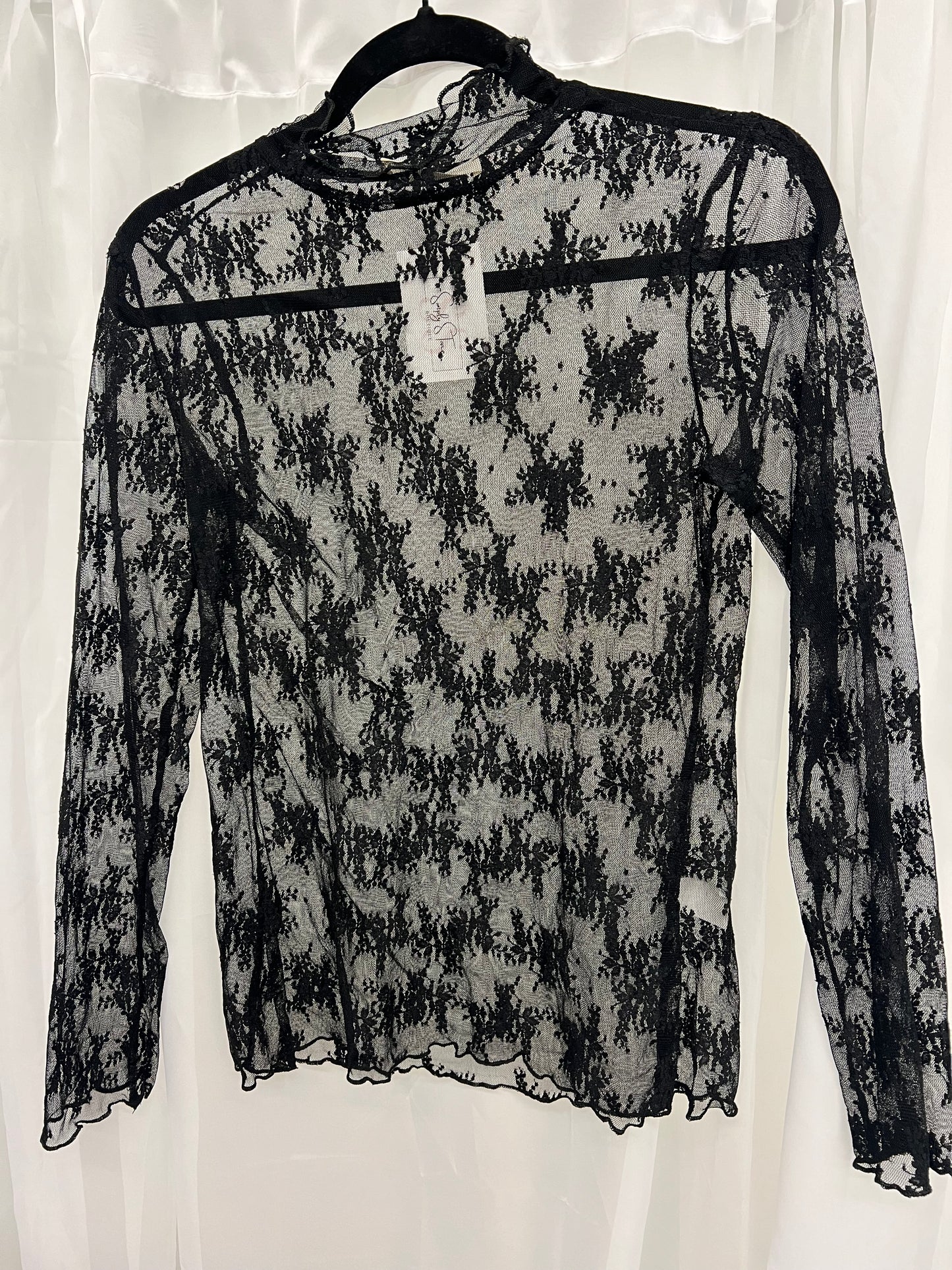 Floral Mesh Top