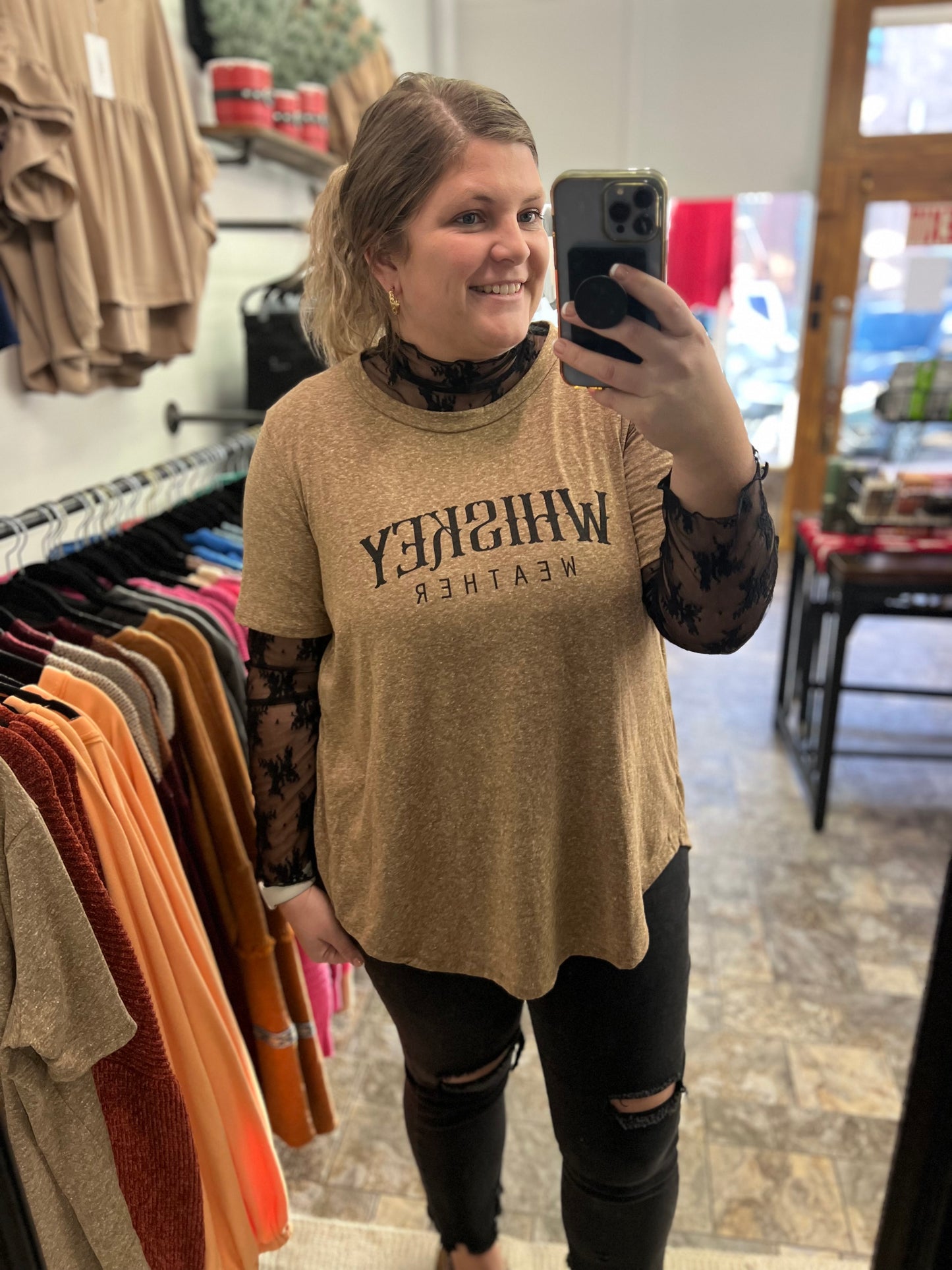 Whiskey Weather Tee