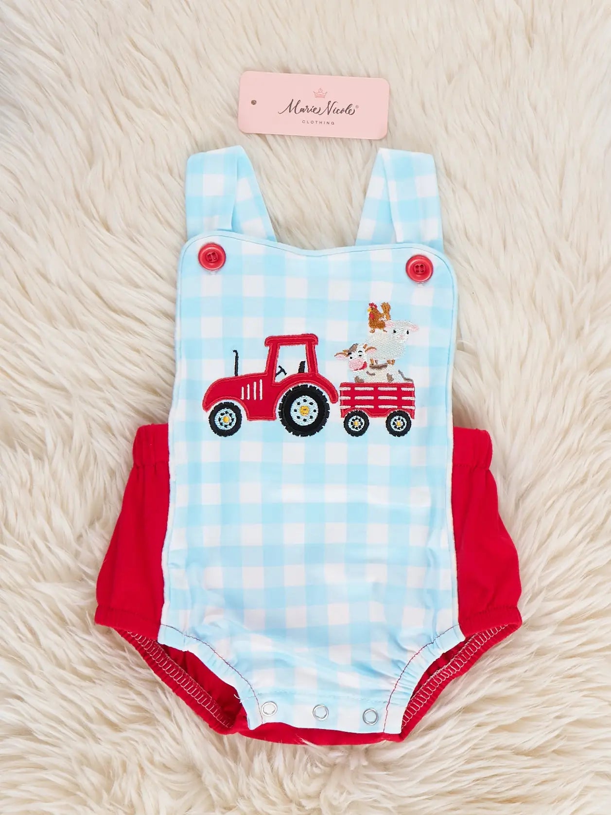 Baby Little Tractor Romper