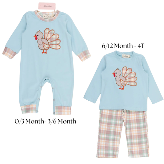 Happy Little Turkey Romper & Outfit