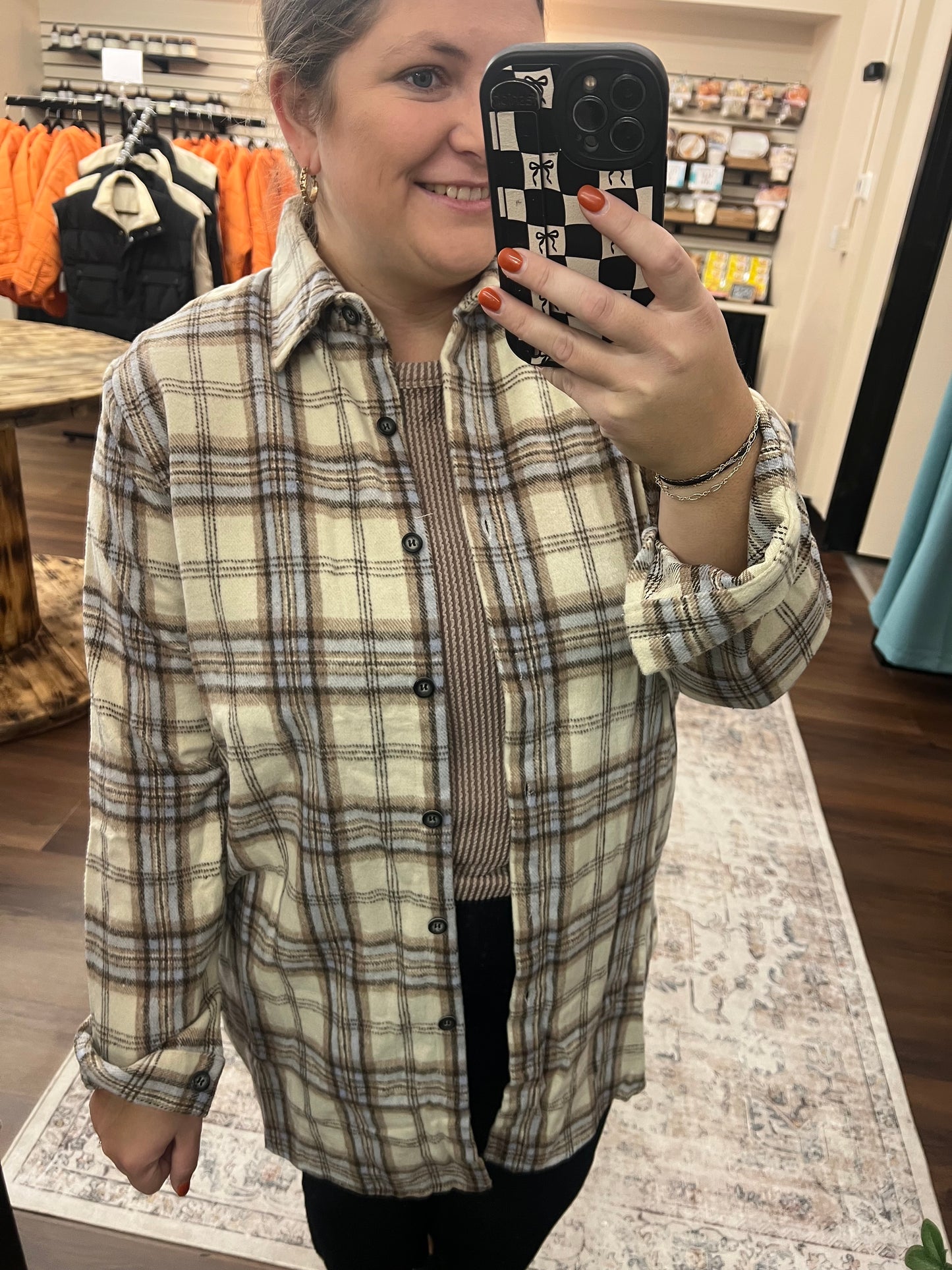Emma Plaid Shacket