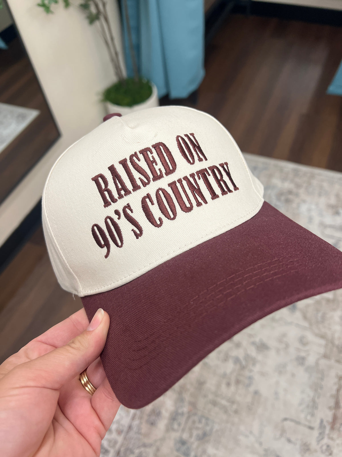 Raised on 90's Country Hat - Raisin