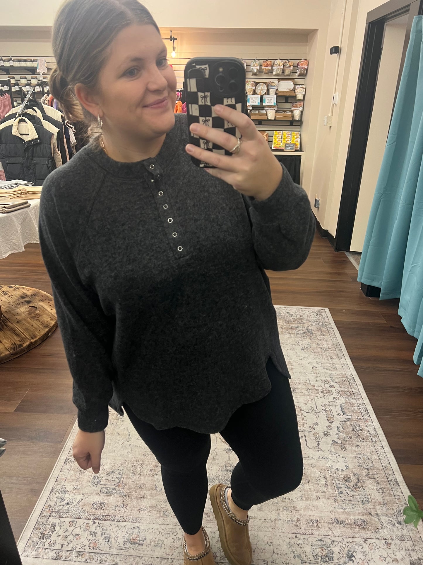 Soft Brushed Henley - 2 Colors