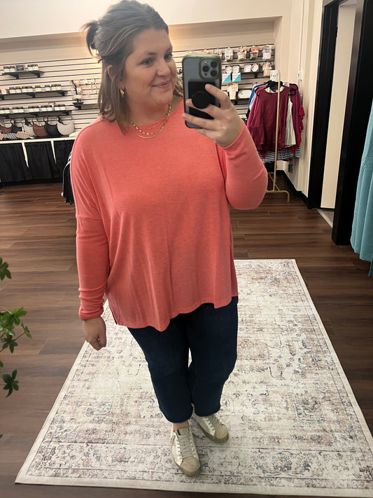 Boat Neck Loose Top