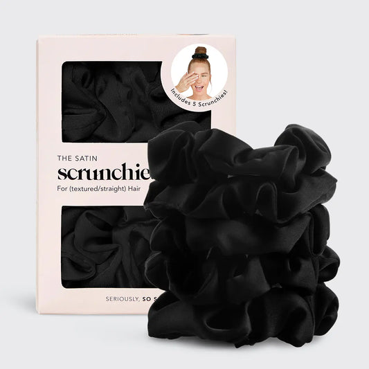Kitsch 5 Piece Satin Scrunchies