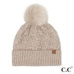 CC Checkered Beanie