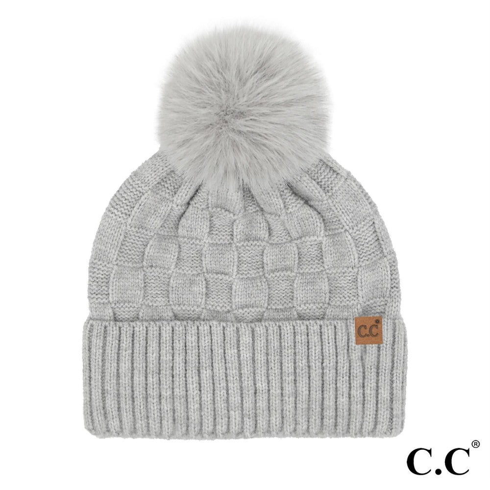 CC Checkered Beanie