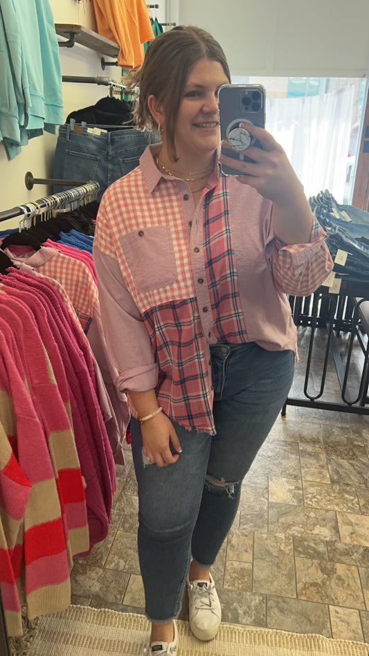 Pink Candy Plaid