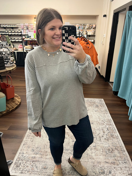 Puff Sleeve Knit Top