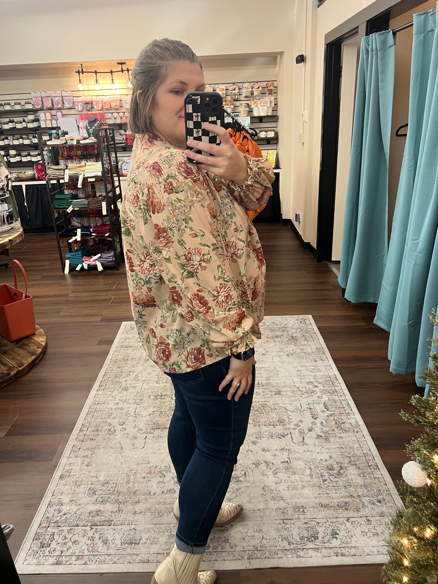 Floral Print Blouse