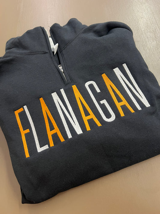 Embroidered Flanagan  1/4 Zip
