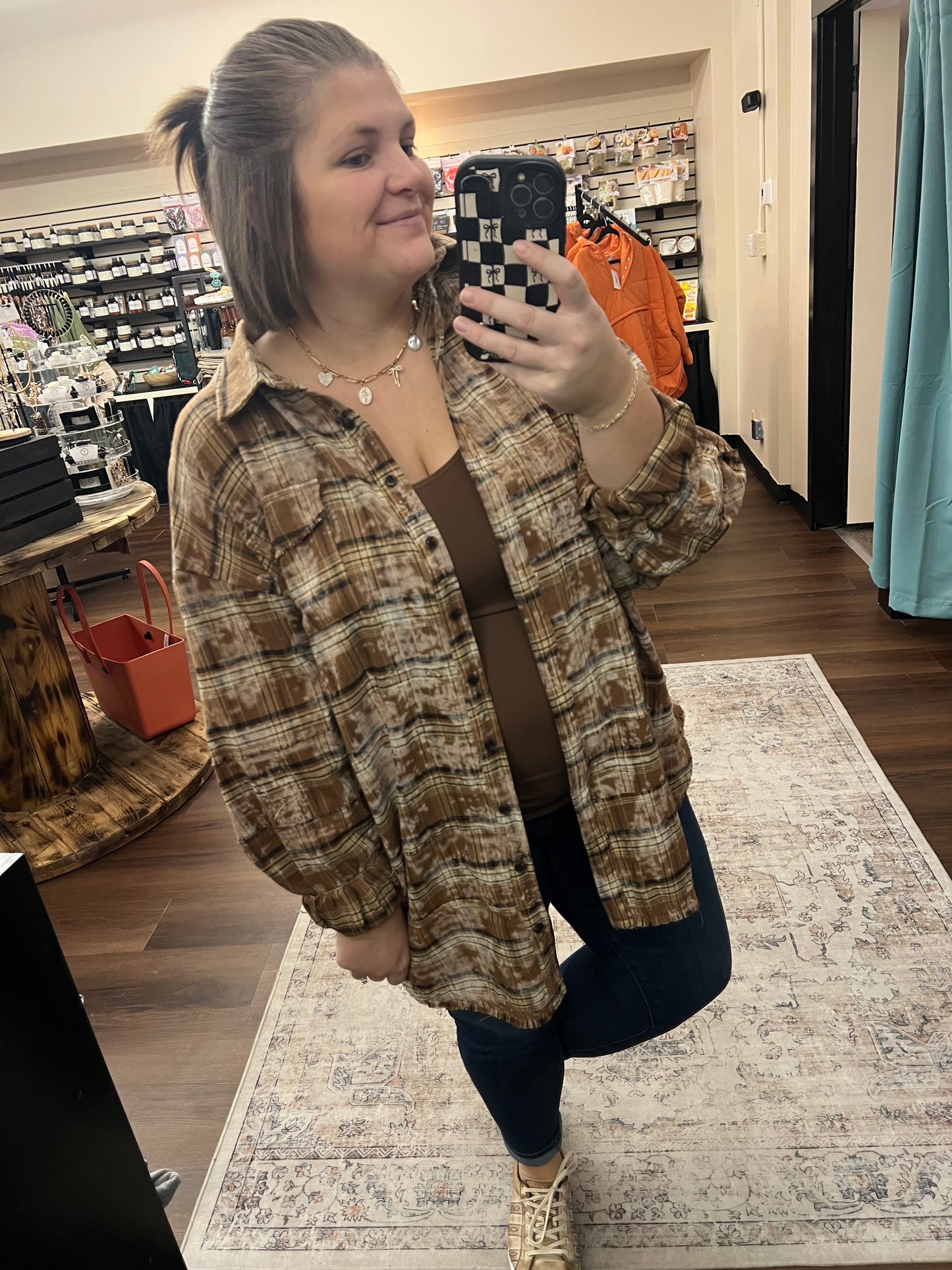 Juniper Bow Plaid
