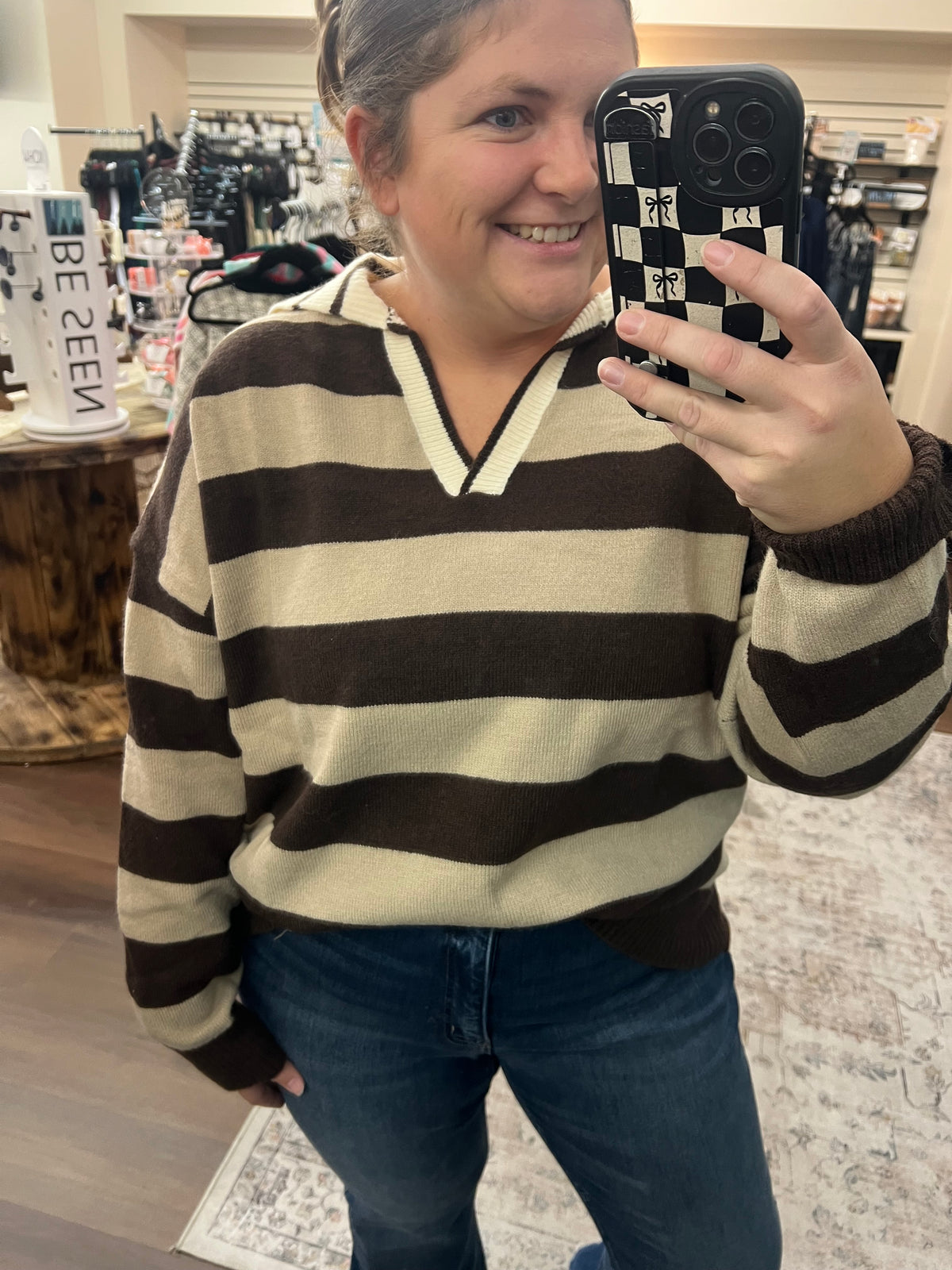 Classy Collared Sweater