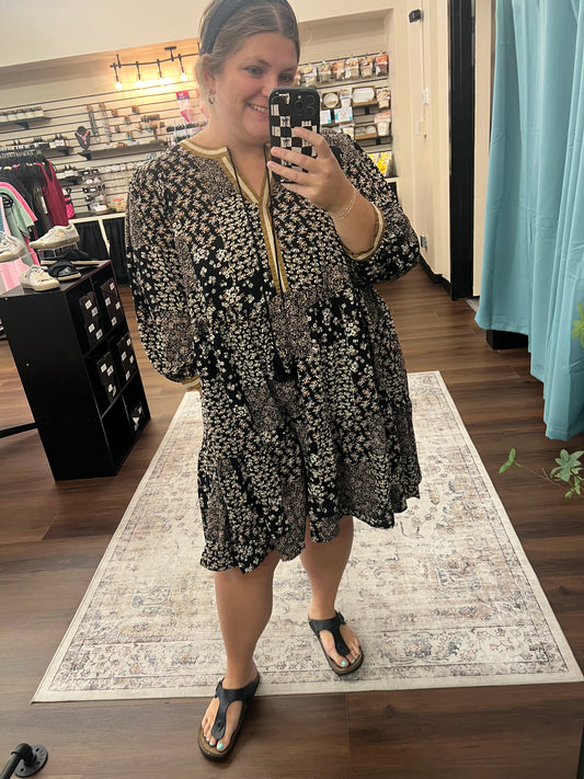Ditsy Floral Pocket Dress