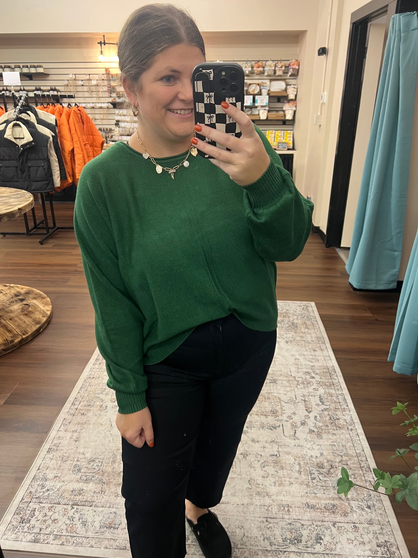 Hunter Front Seam Sweater