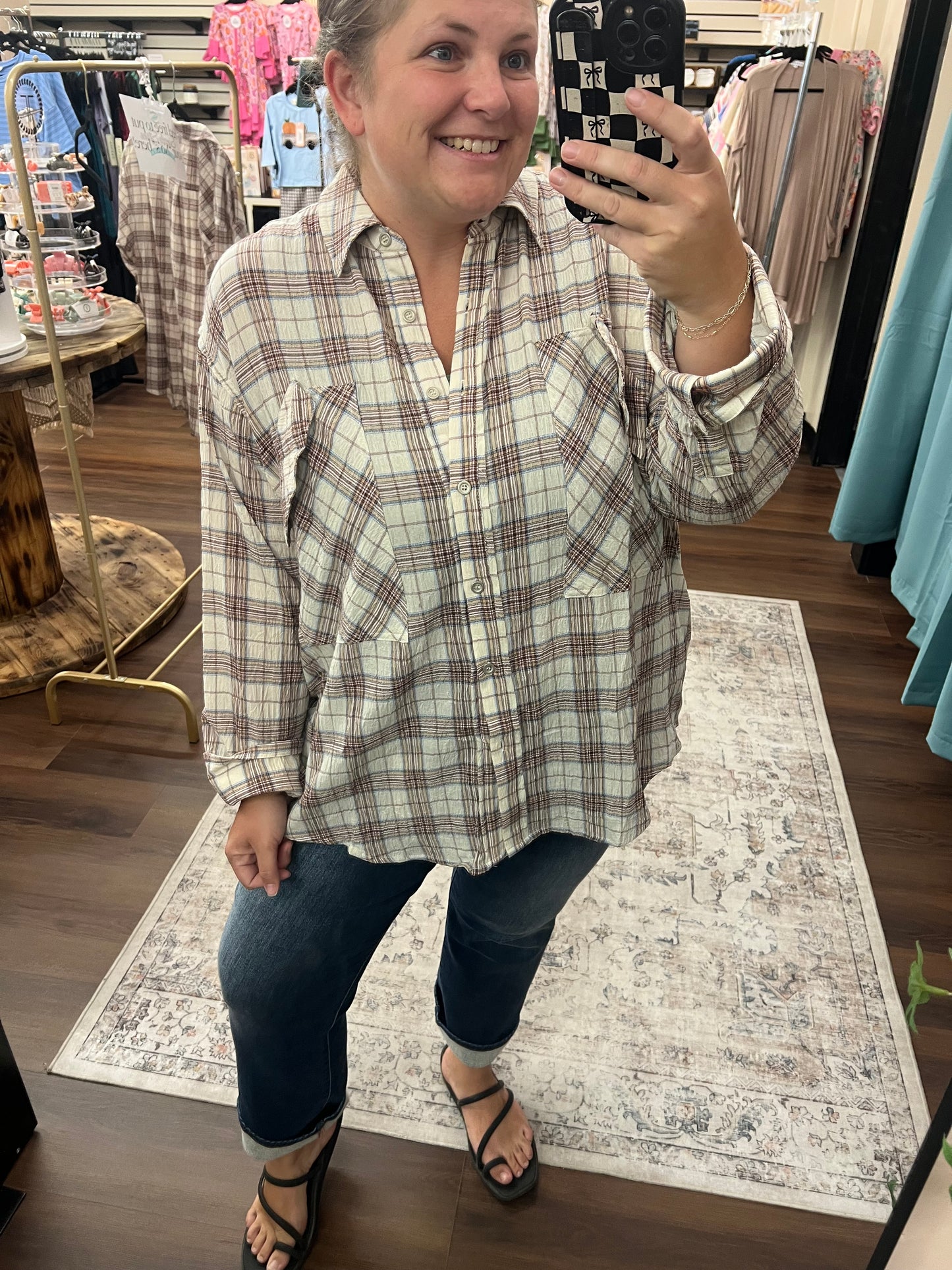 Blake Oversized Button Down