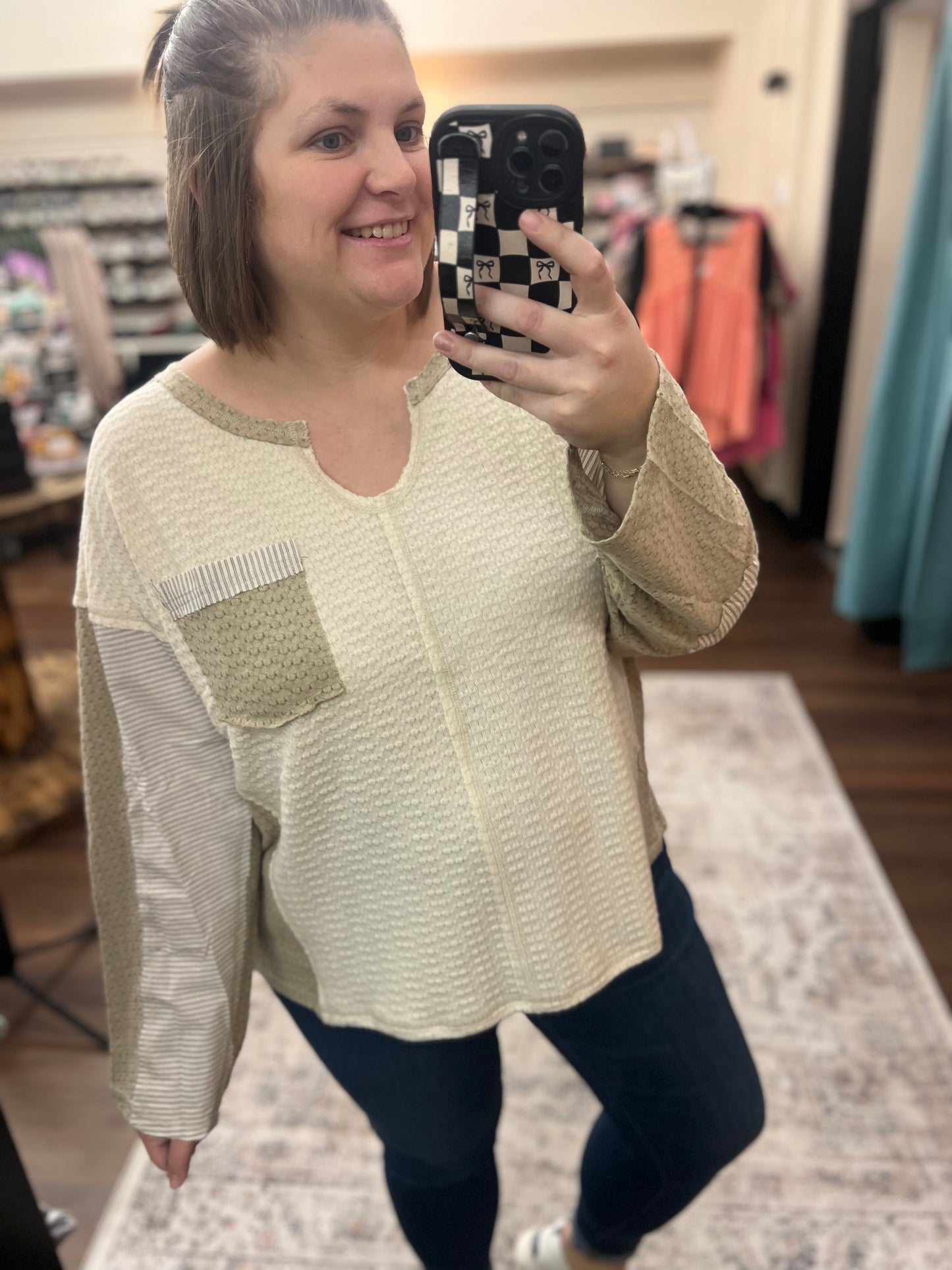 Colorblock Lightweight Knit