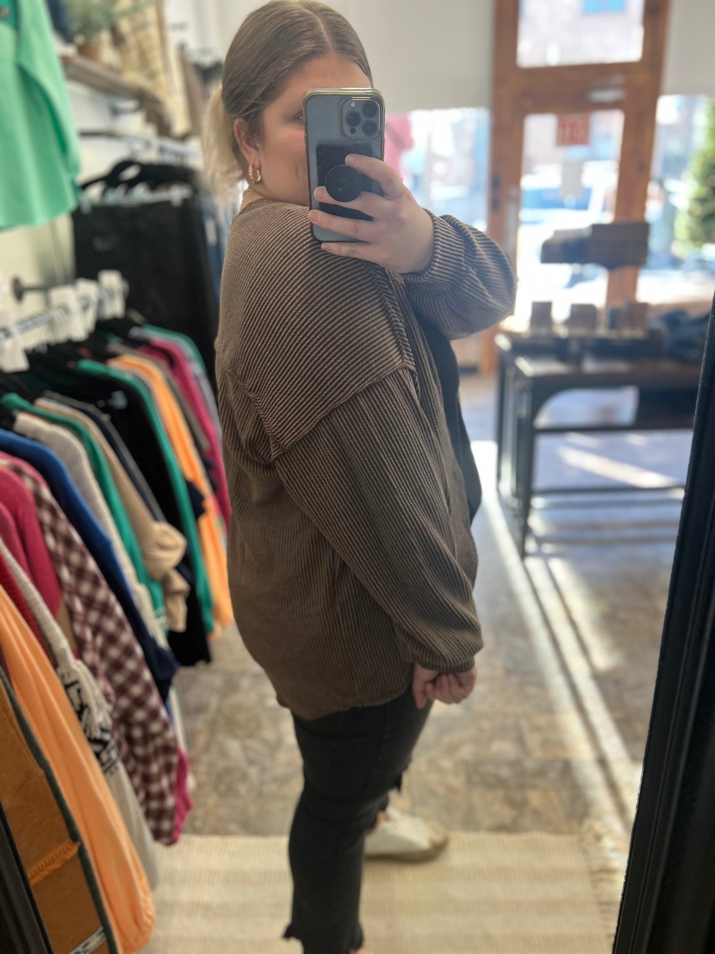 Aurora Chocolate Cardigan