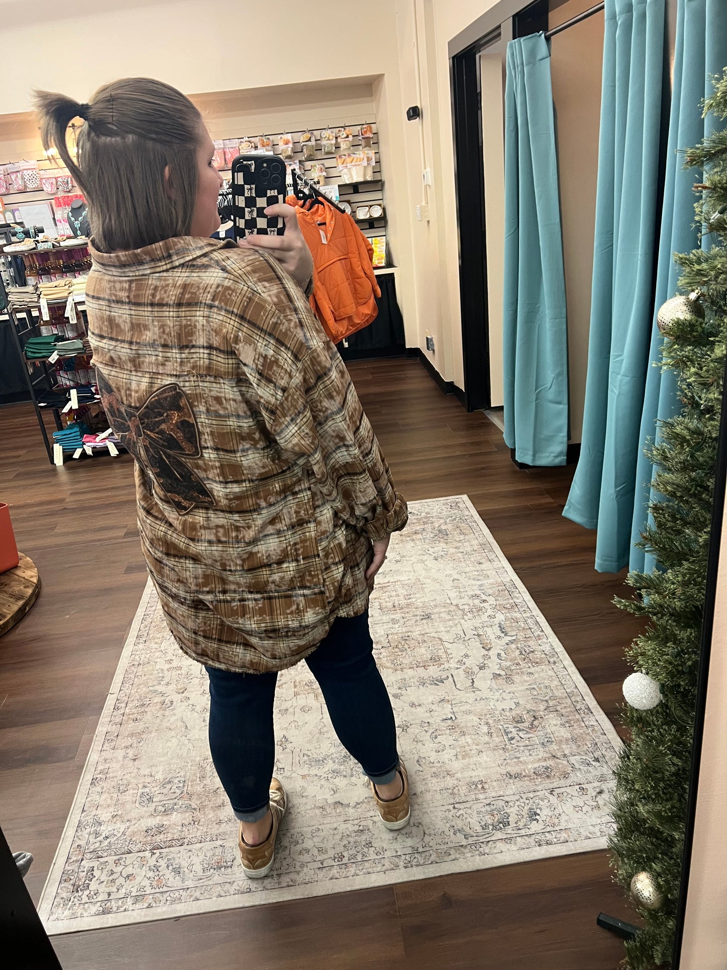 Juniper Bow Plaid