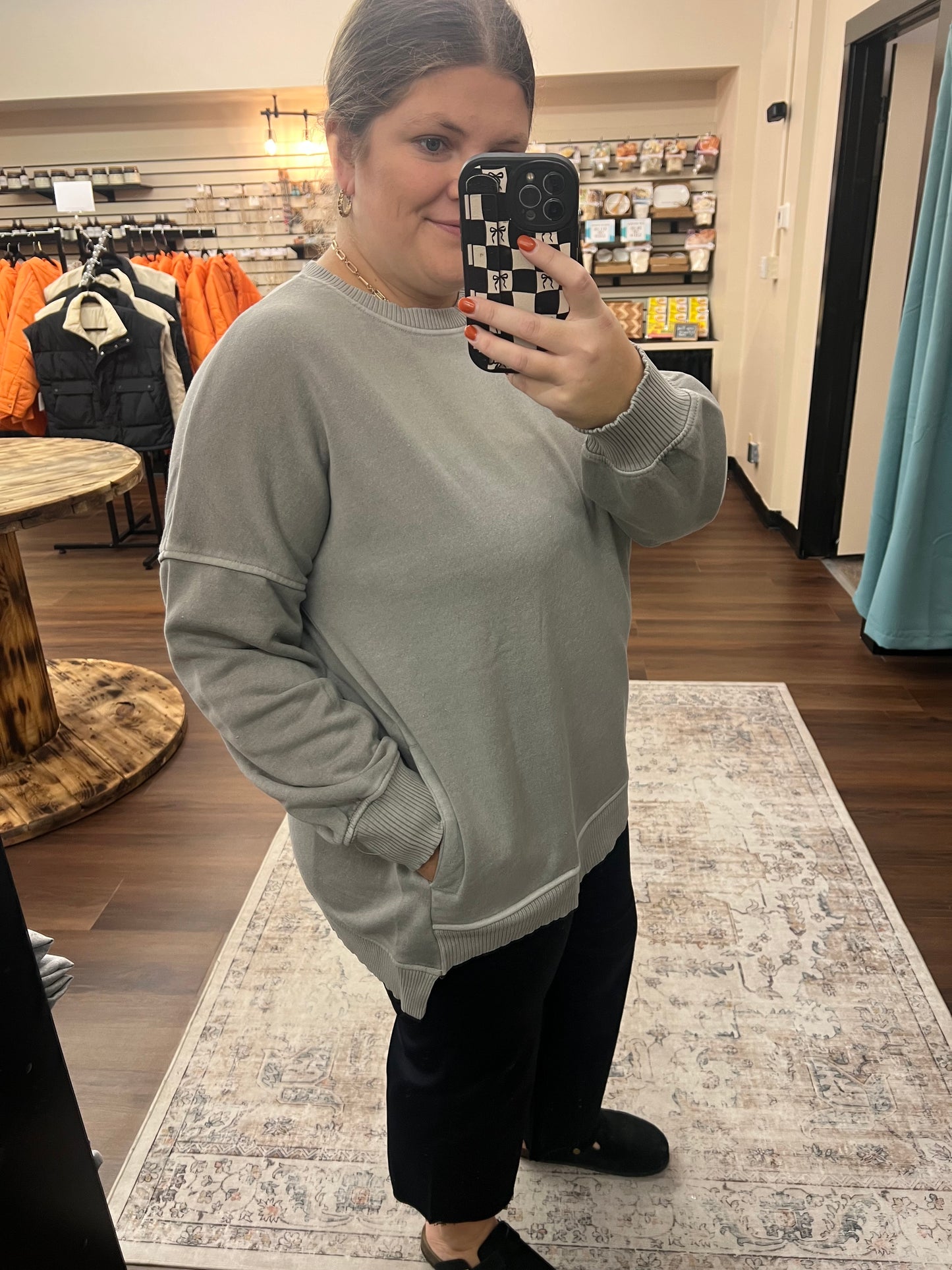 Front Pocket Pullover - 2 Colors