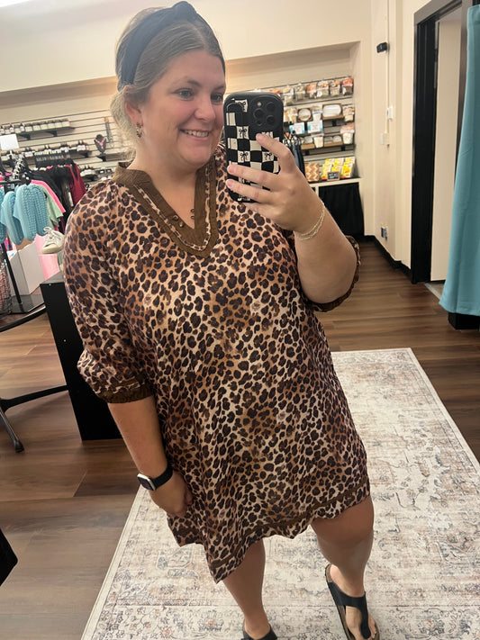 Leopard Print Dress