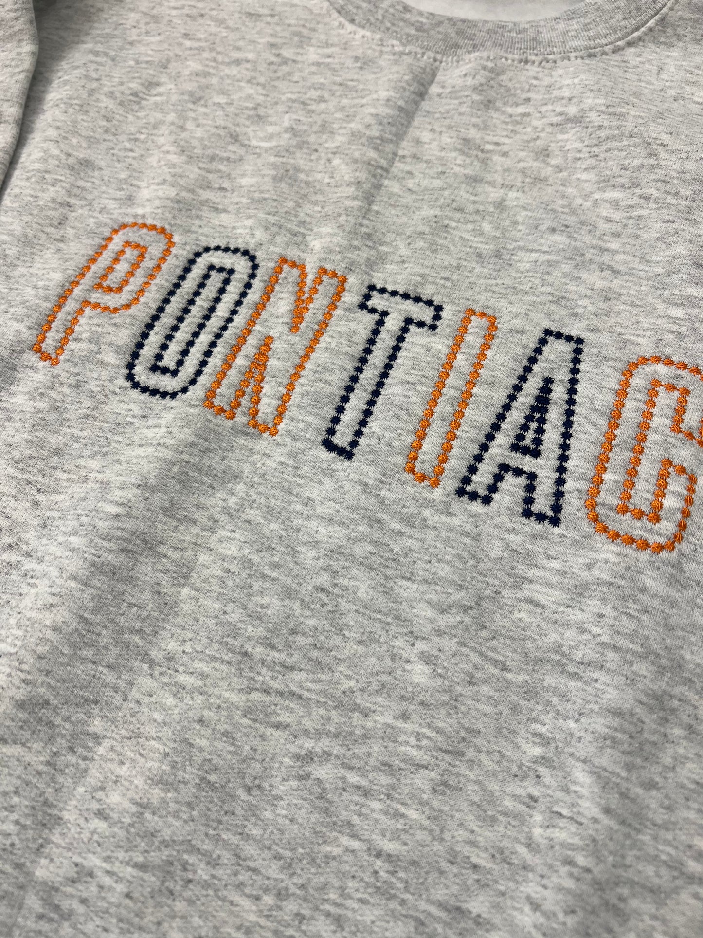 Pontiac Embroidered Sweatshirt