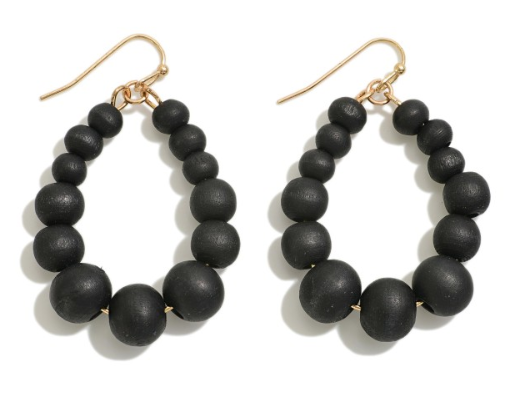 Beaded Teardrop Earring