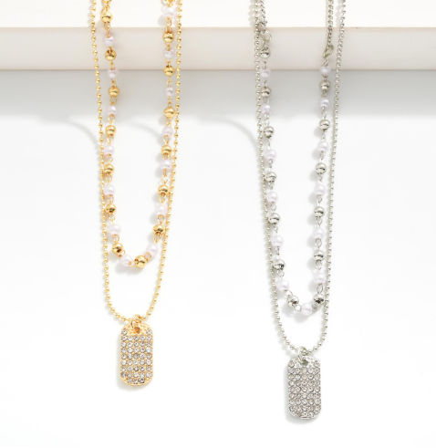 Layered Pendant Necklace