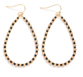 Beaded Teardrop Earring
