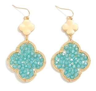 Clover Drop Earring - 2 Colors