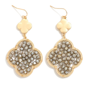 Clover Drop Earring - 2 Colors