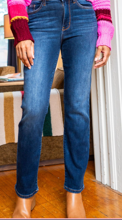 JB Thermal Dark Straight Jean