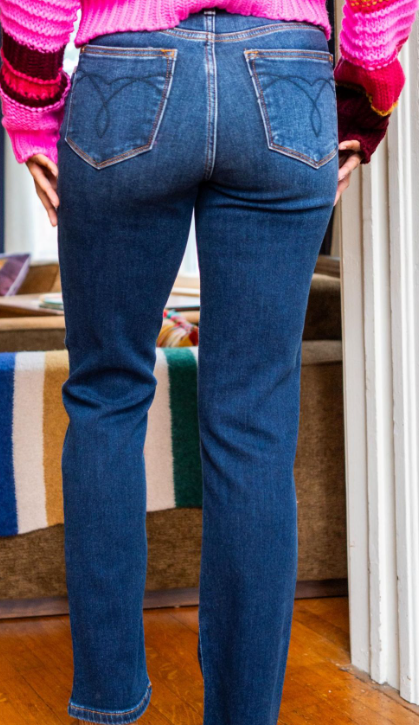 JB Thermal Dark Straight Jean