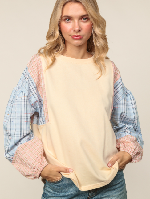 Brunch Plaid Pullover