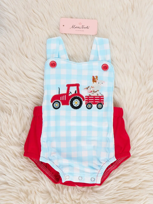 Baby Little Tractor Romper